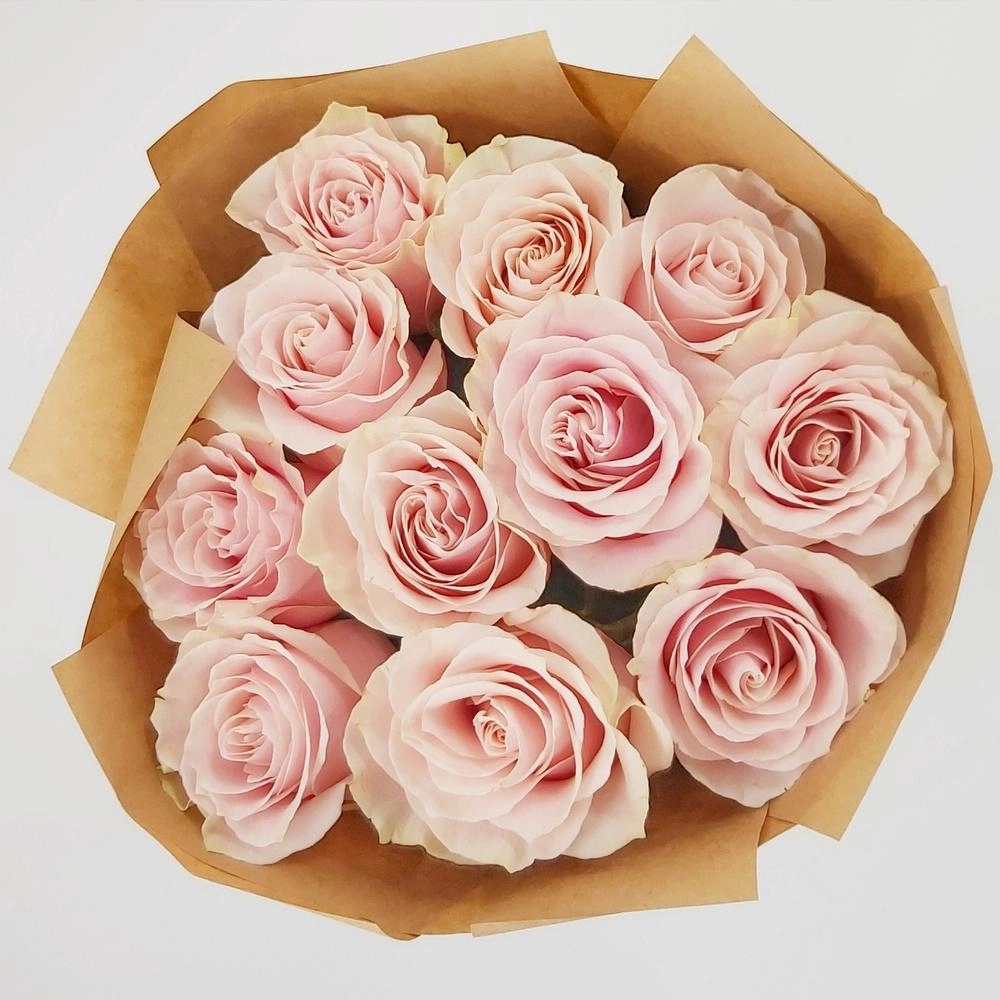 Букет из 11 розовых роз – нежность в каждом лепестке Вытегра Вологодская область