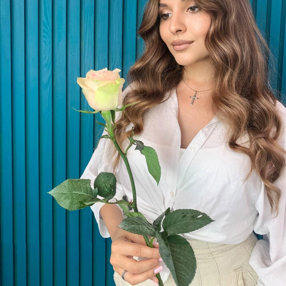 Комплимент из розовой эквадорской розы – минимализм роскоши Вытегра Вологодская область