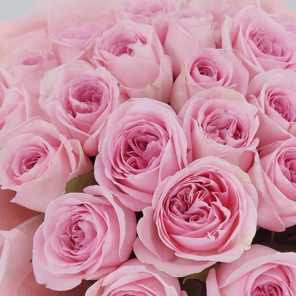 Букет из нежно-розовых роз – элегантность в каждом лепестке Вытегра Вологодская область