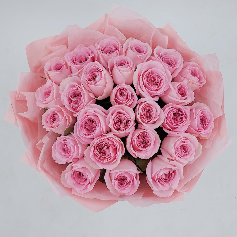 Букет из нежно-розовых роз – элегантность в каждом лепестке Вытегра Вологодская область